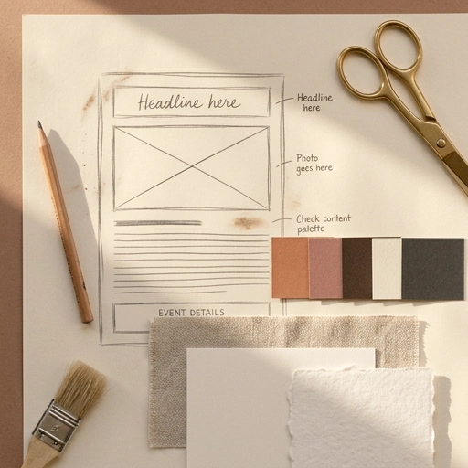 Moodboard Flyererstellung